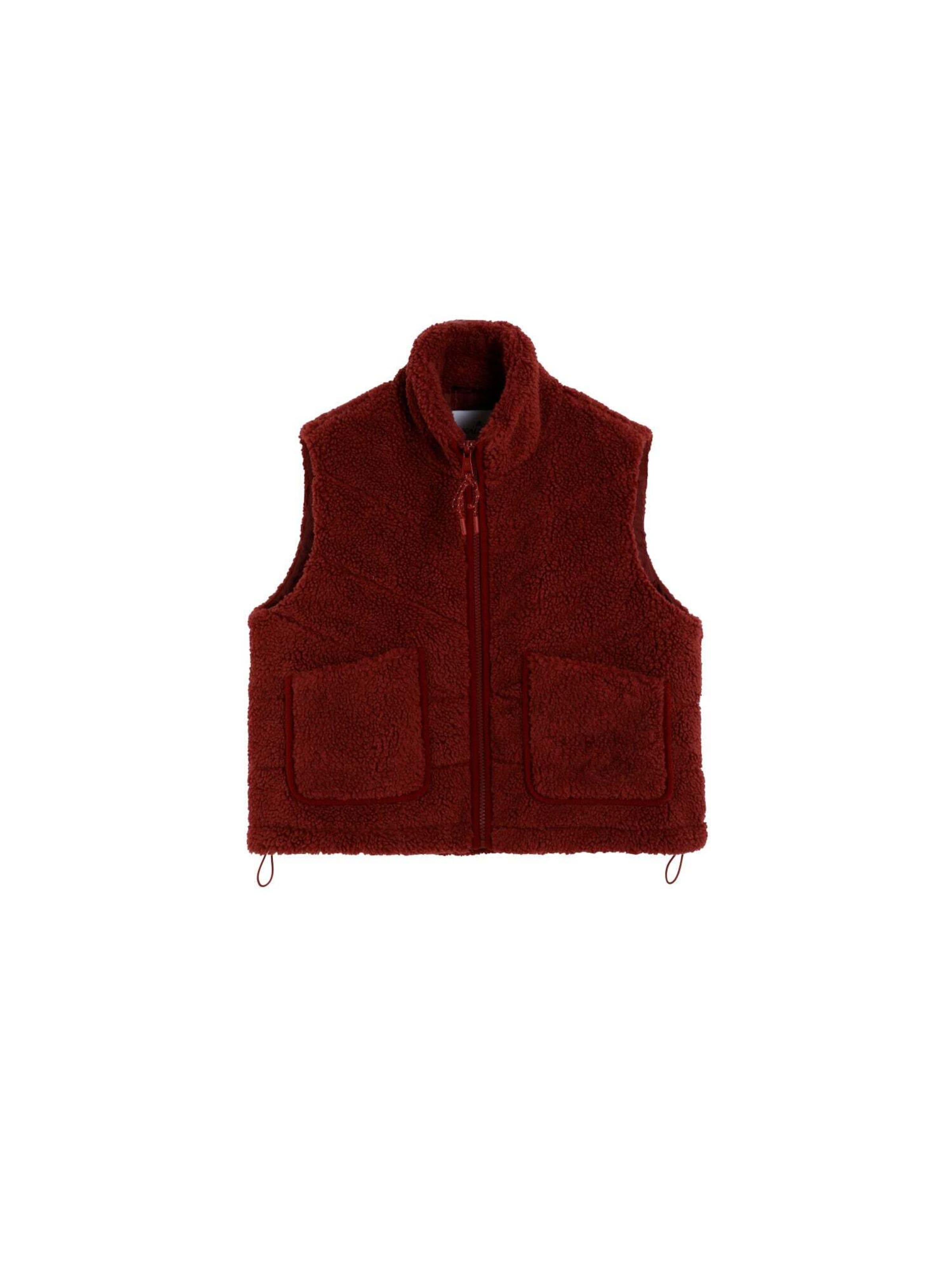 Scalpers Vest in Red: front