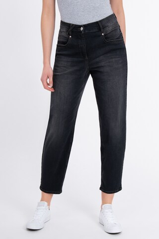 Recover Pants Regular Jeans 'Amber' in Zwart: voorkant