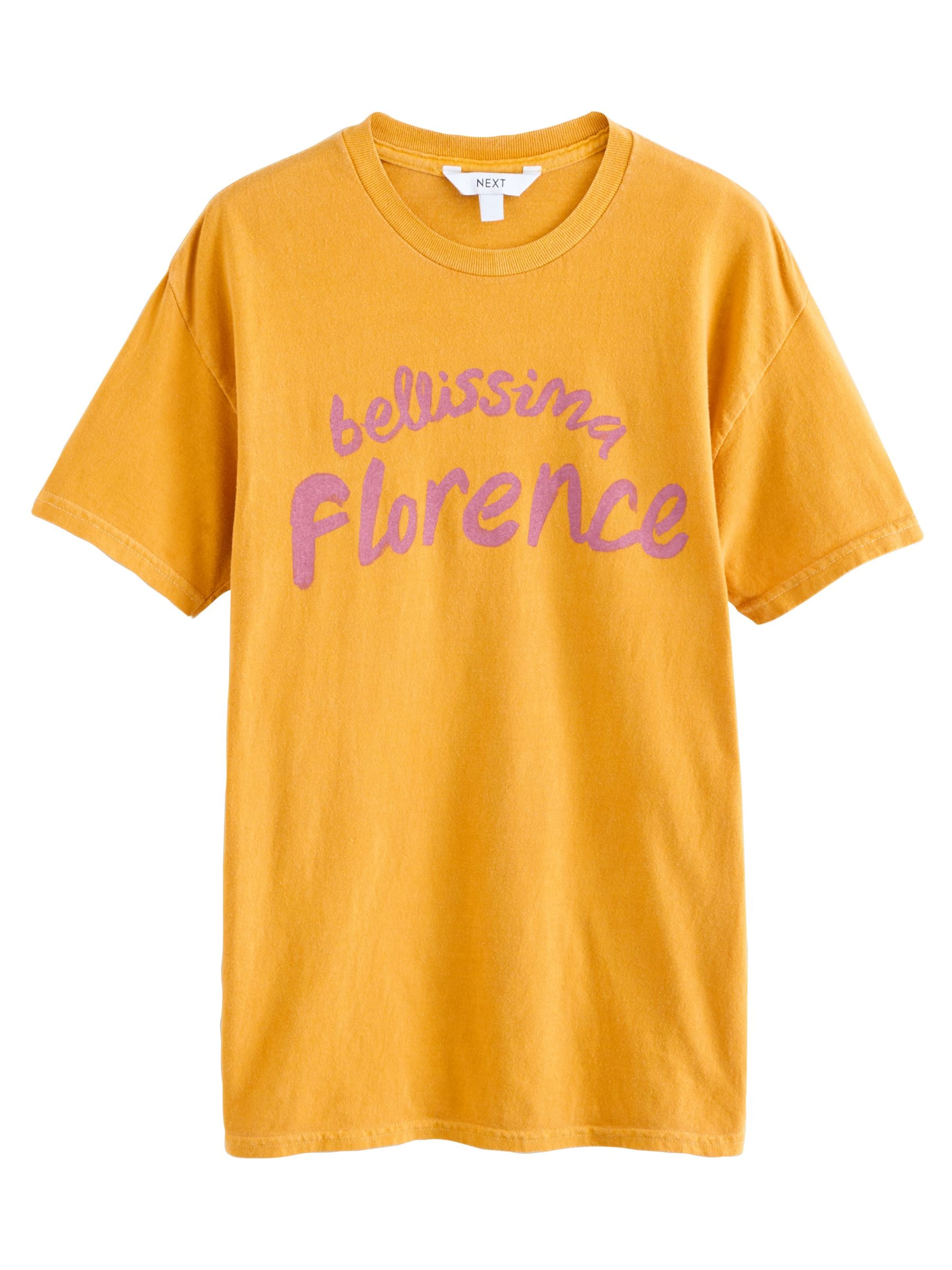 Next Majica | rumena barva: sprednja stran