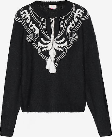 IZIAPulover - crna boja: prednji dio