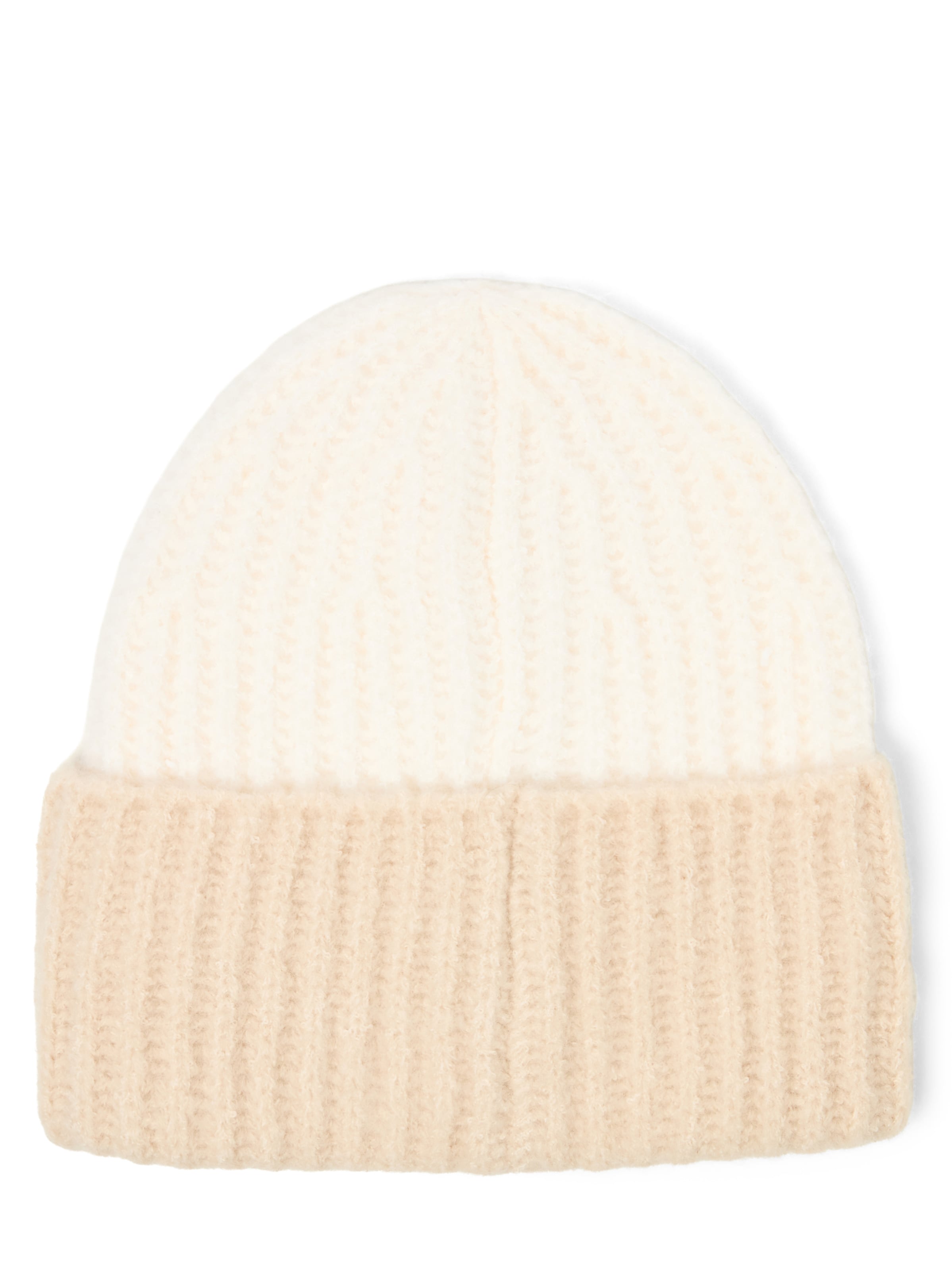Marie Lund Beanie in Beige: front