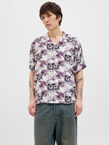 JACK & JONES Comfort Fit Skjorte i lilla: forside