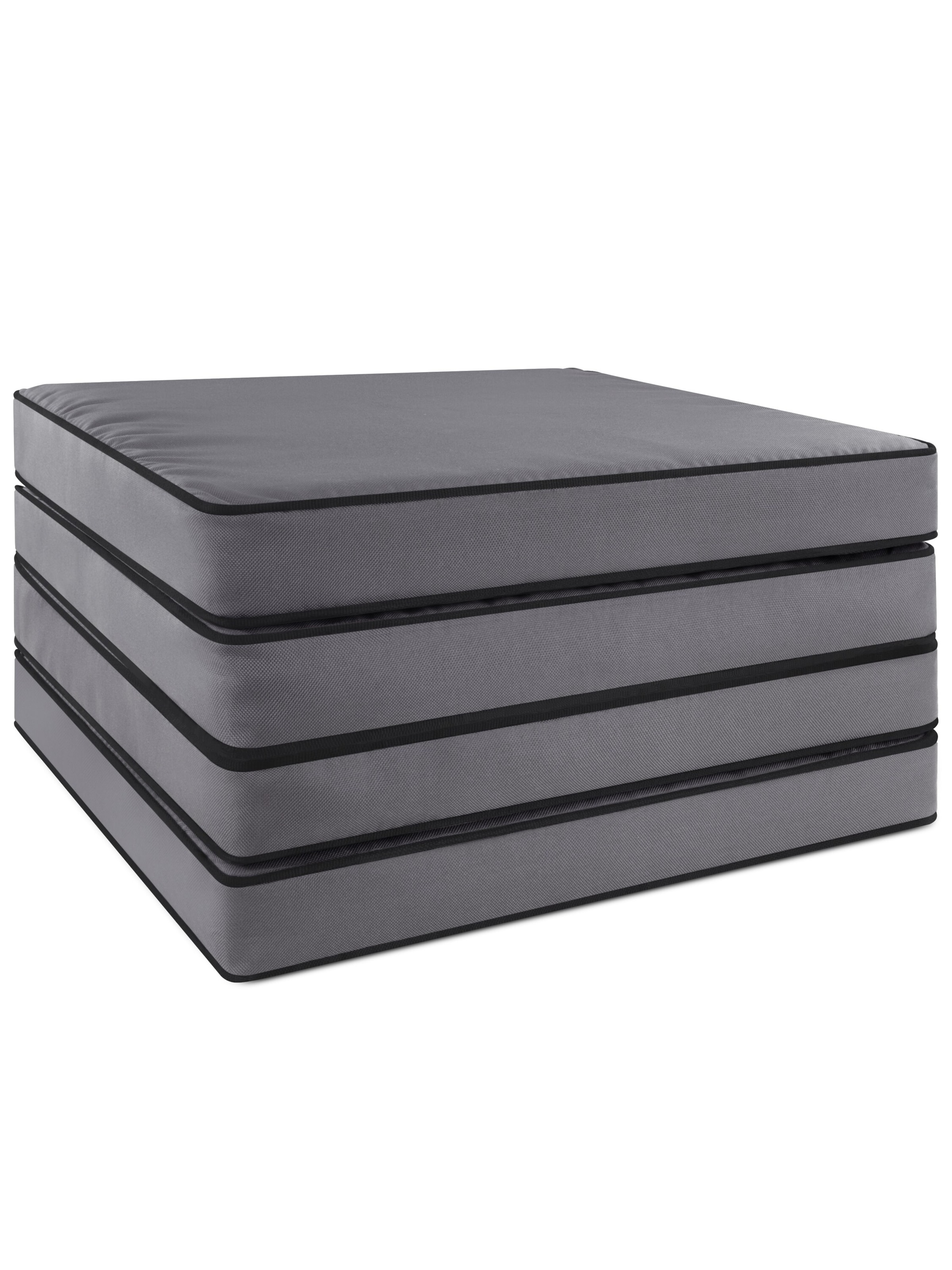 Aspero Stuhlkissen 'Lucca' in hellgrau, Produktansicht