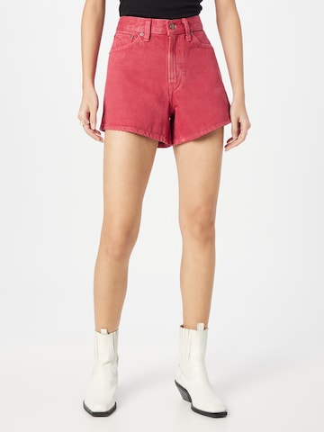 regular Jeans '80s Mom Short Back Pckt' di LEVI'S ® in rosso: frontale