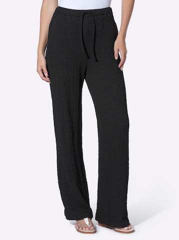 heine Обычный Штаны в Черный: спереди