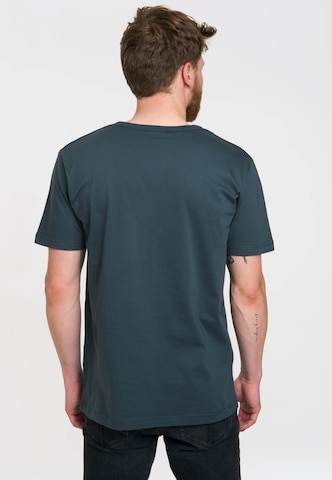 Tricou 'Der Kleine Maulwurf' de la LOGOSHIRT pe albastru