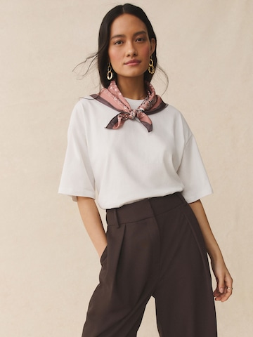 Wide Leg Pantalon à pince Next en marron