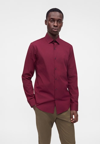 Calvin Klein Slim Fit Forretningsskjorte 'ESSENTIALS' i rød: forside
