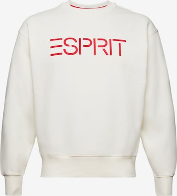 Sweat-shirt ESPRIT en blanc : devant