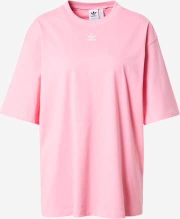 ADIDAS ORIGINALS Koszulka 'Adicolor Essentials' w kolorze różowy: przód