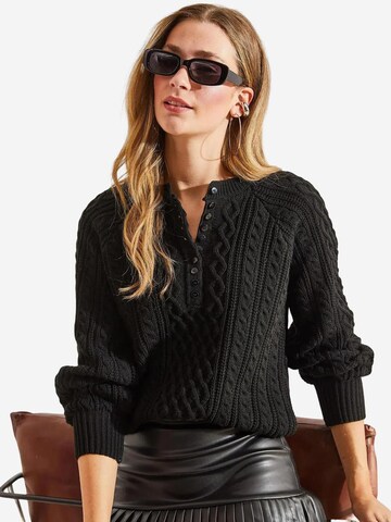 Bianco Lucci Pulover 'Pullover' | črna barva