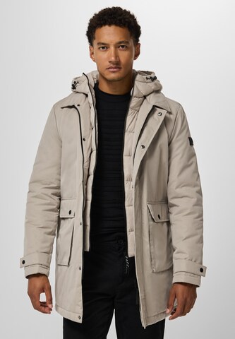 Street One MEN Winter Jacket in Beige: front