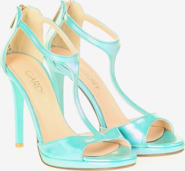 CARDIFF Sandals & High-Heeled Sandals in 38 in Green: front