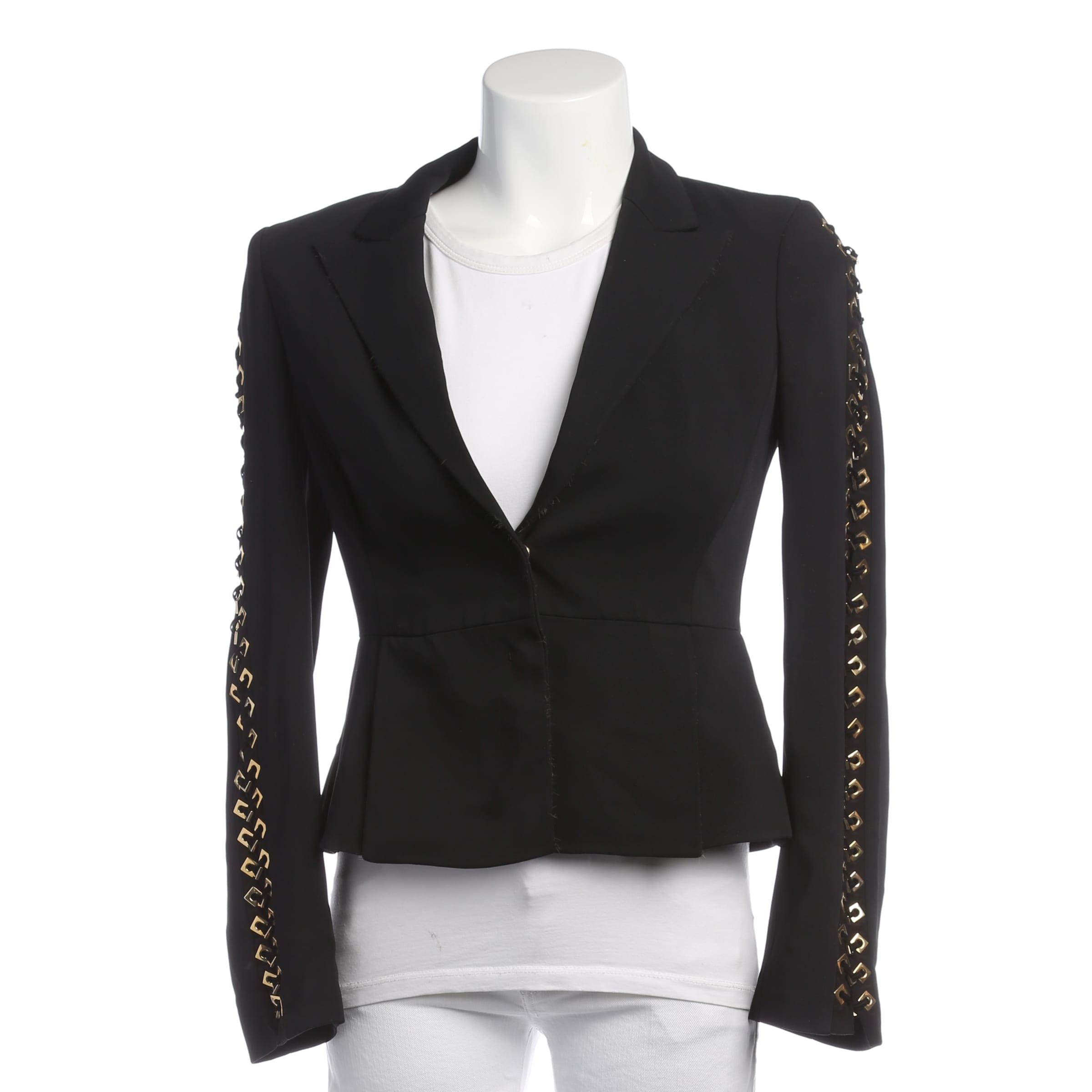 VERSACE Blazer XXS in Schwarz: Vorderseite