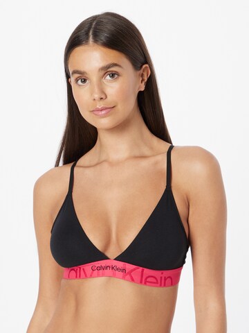 Calvin Klein Underwear Triangle Bra in Black: front