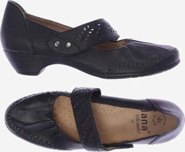 JANA Flats & Loafers in 39 in Black: front