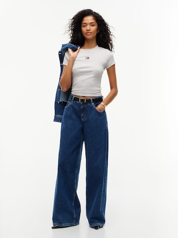 Tommy Jeans Majica | siva barva