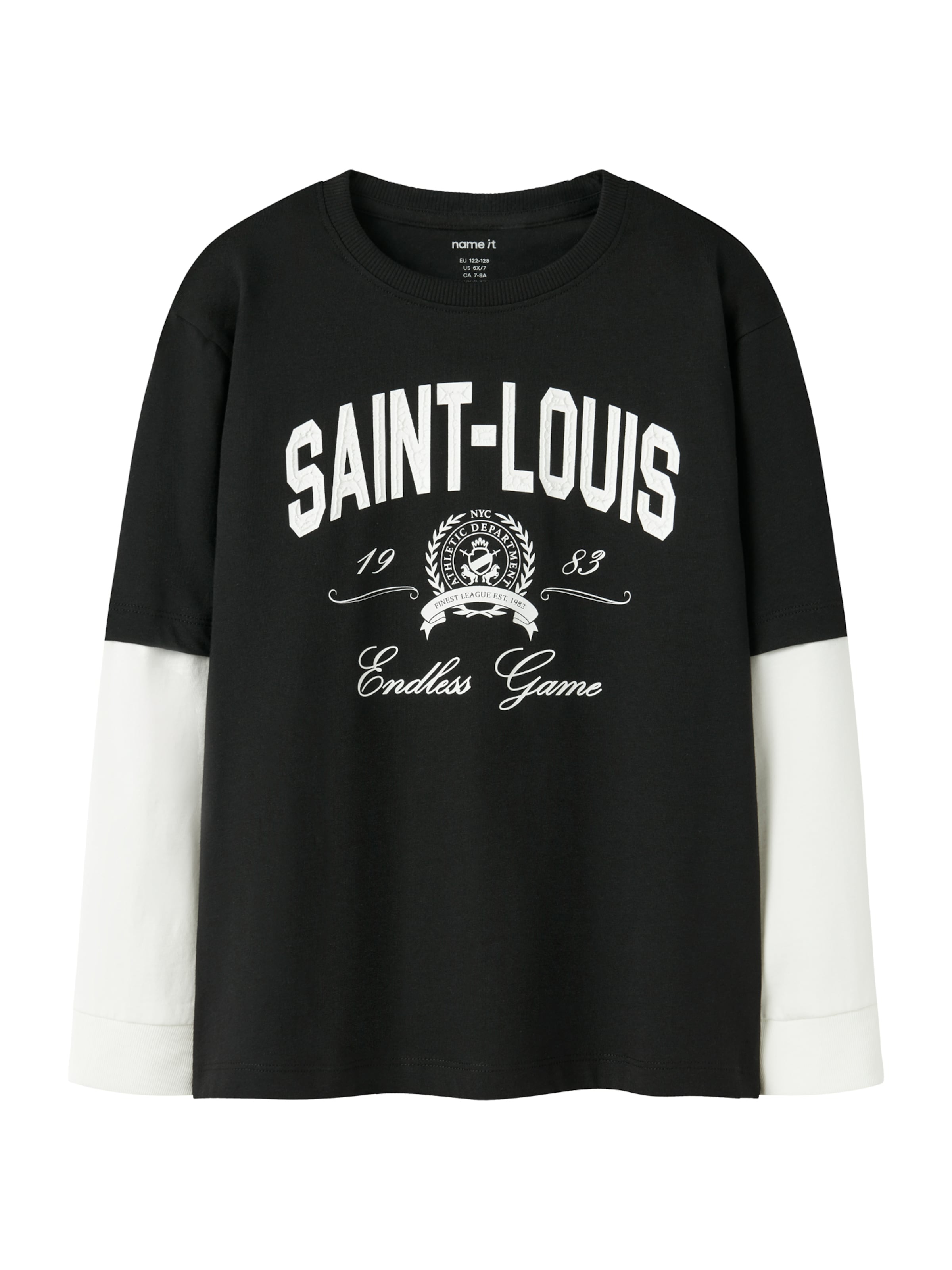 NAME IT Tričko 'NKMROBIN' - Čierna: predná strana