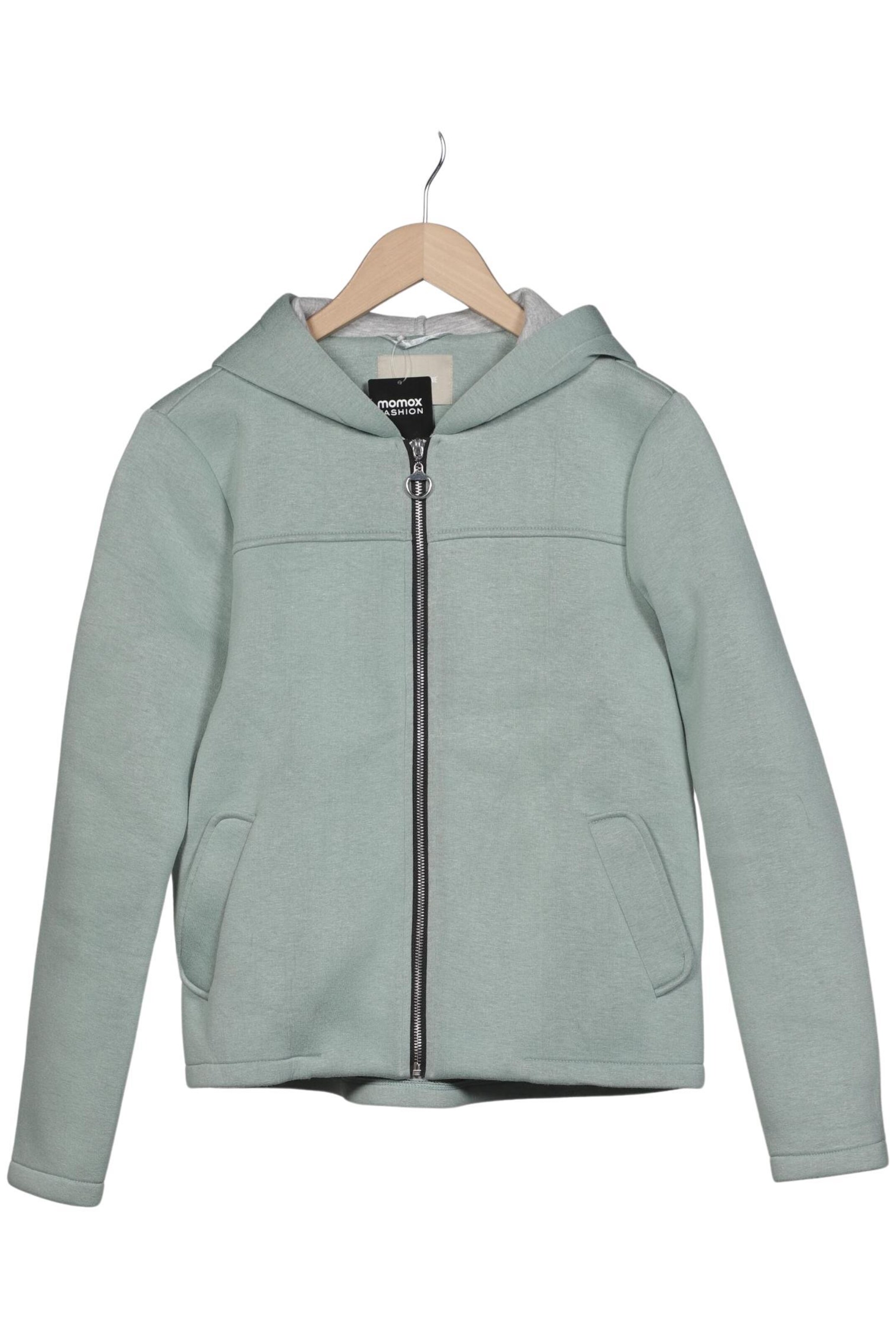 Amber & June Sweatshirt & Zip-Up Hoodie in S in Green: front