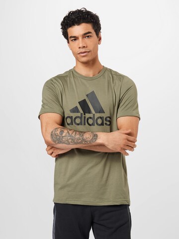 ADIDAS SPORTSWEAR Performance shirt in Green: front