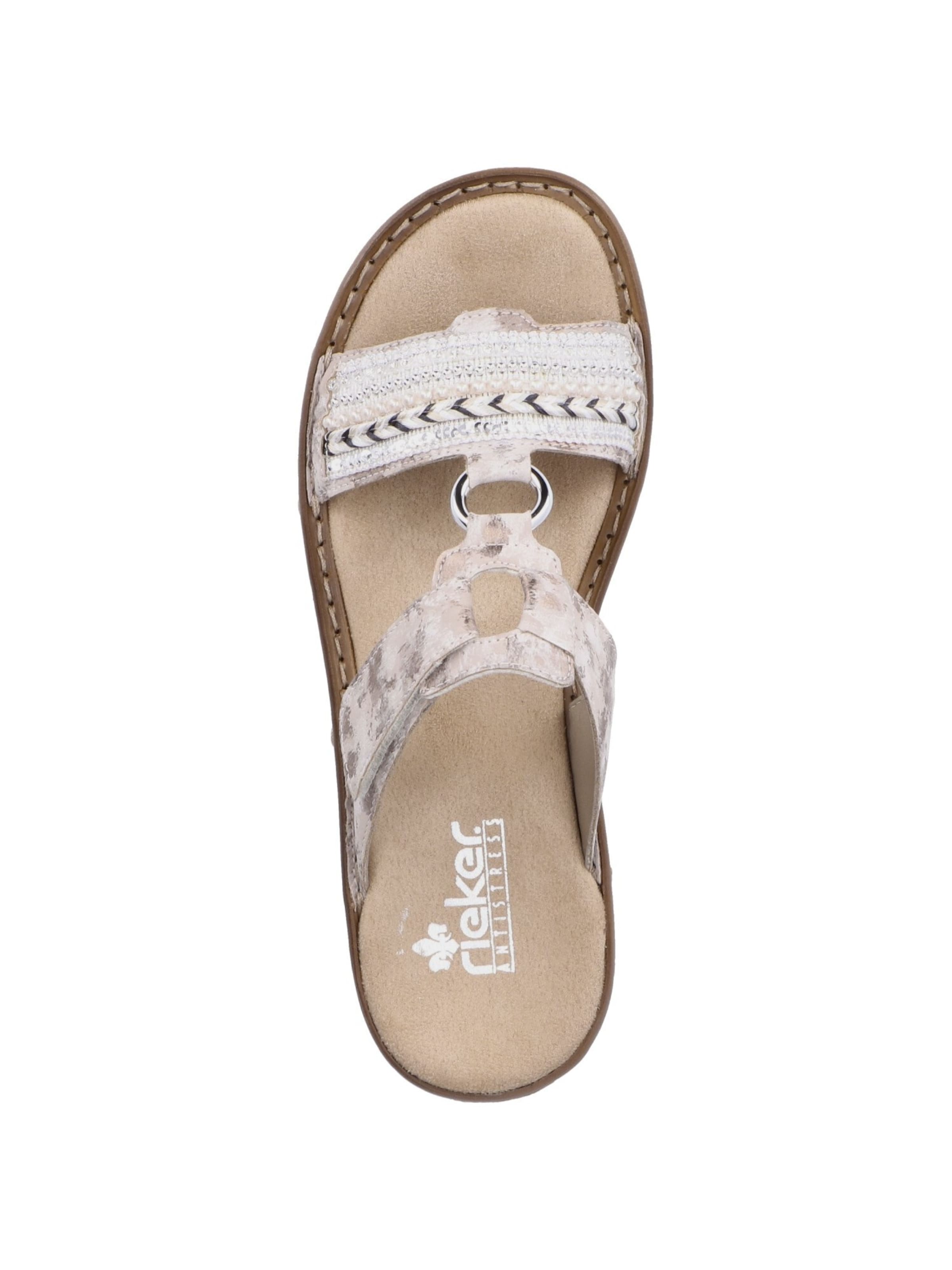 Frauen Pantoletten RIEKER Pantolette in Beige - RW36260 Frauen Pantoletten RIEKER Pantolette in Beige - RW36260