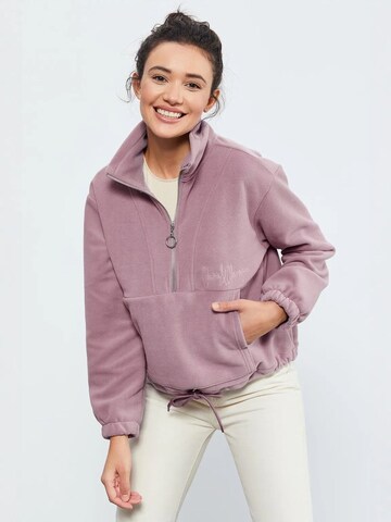 Tommy Life Sweatshirt in Purple: front