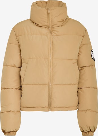 DESIRES Winter Jacket 'Kenza' in Beige: front