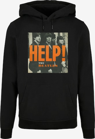 Merchcode Sweatshirt ' Beatles - Album Help' in Zwart: voorkant