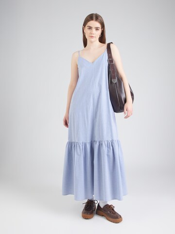 UNITED COLORS OF BENETTON Jurk in Blauw: voorkant