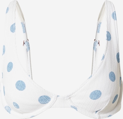 BILLABONG Hauts de bikini en bleu clair / blanc, Vue avec produit