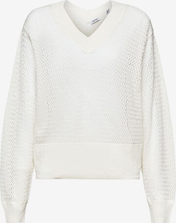 Pull-over ESPRIT en blanc : devant