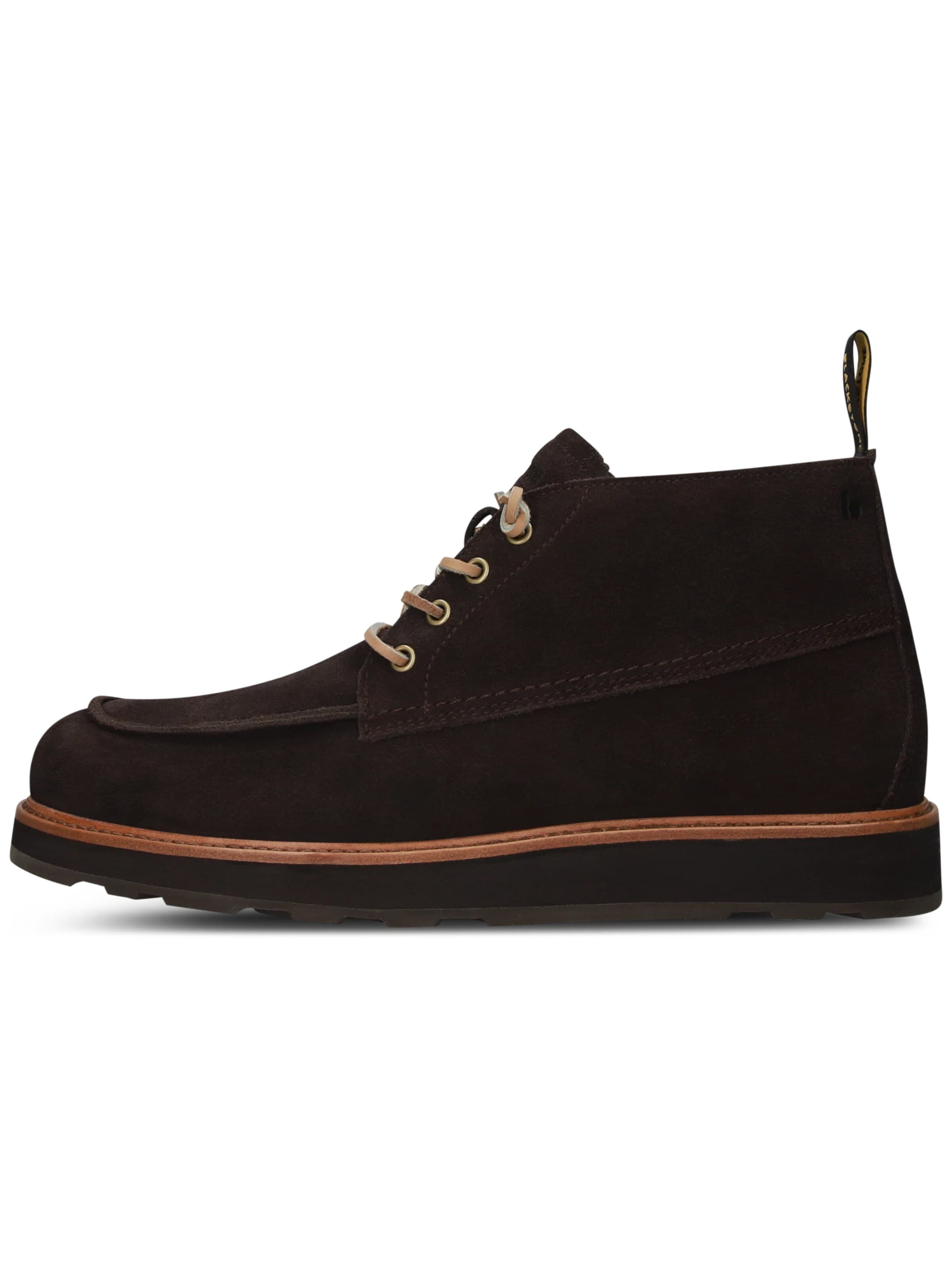 BLACKSTONE Boots med snörning 'PERIDO ASHER MID' i brun