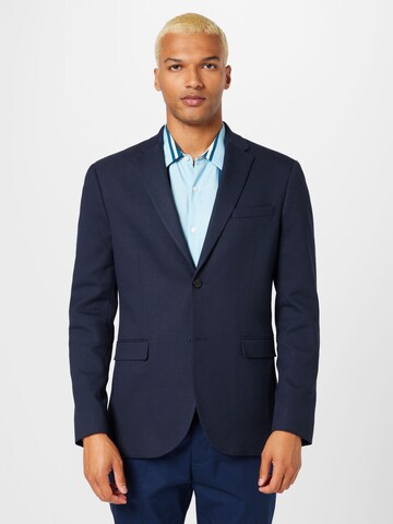 TOPMAN - Ajuste estrecho Chaqueta tipo saco para negocios en azul: frente