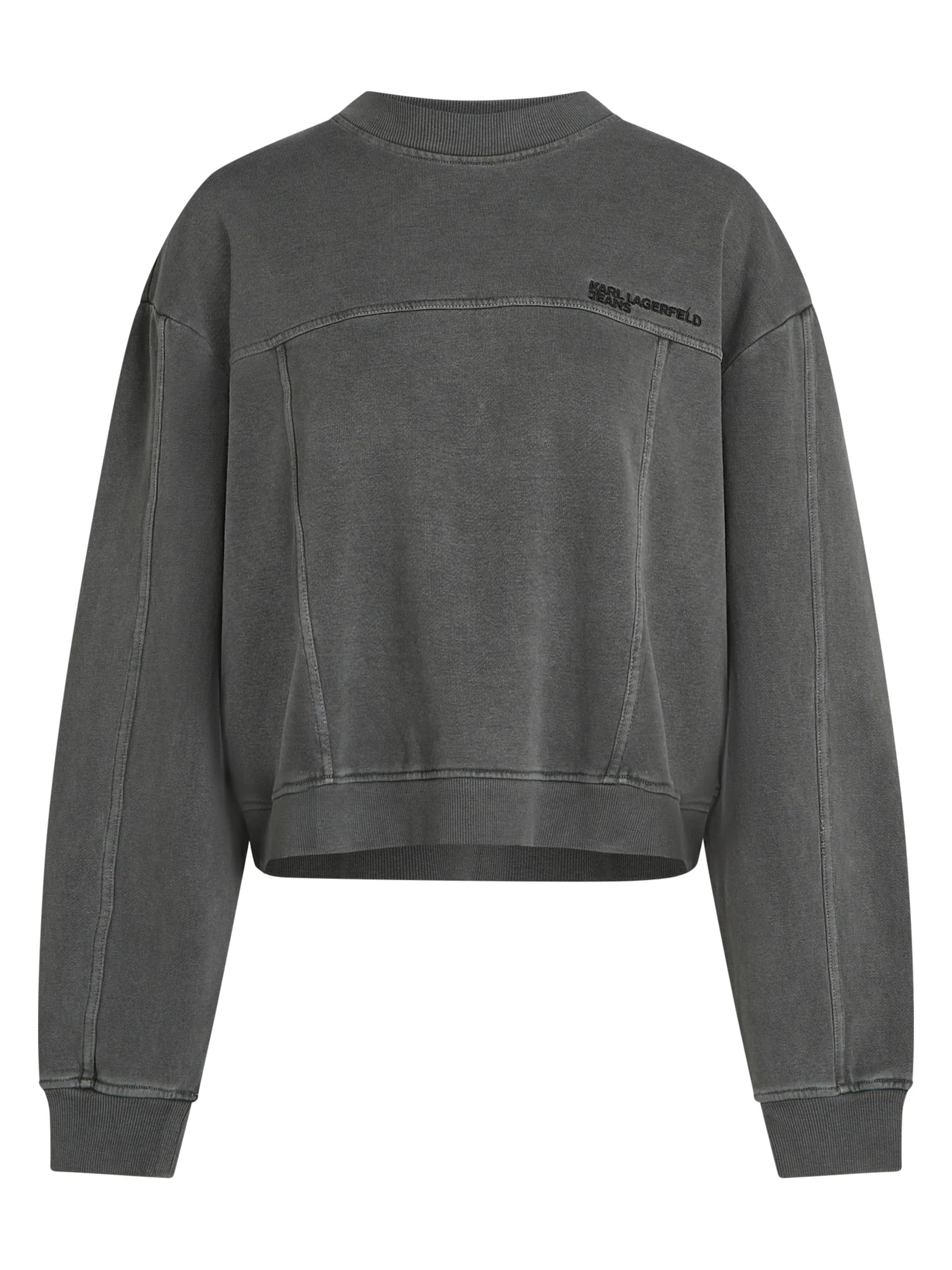 Sweat-shirt KARL LAGERFELD JEANS en gris : devant