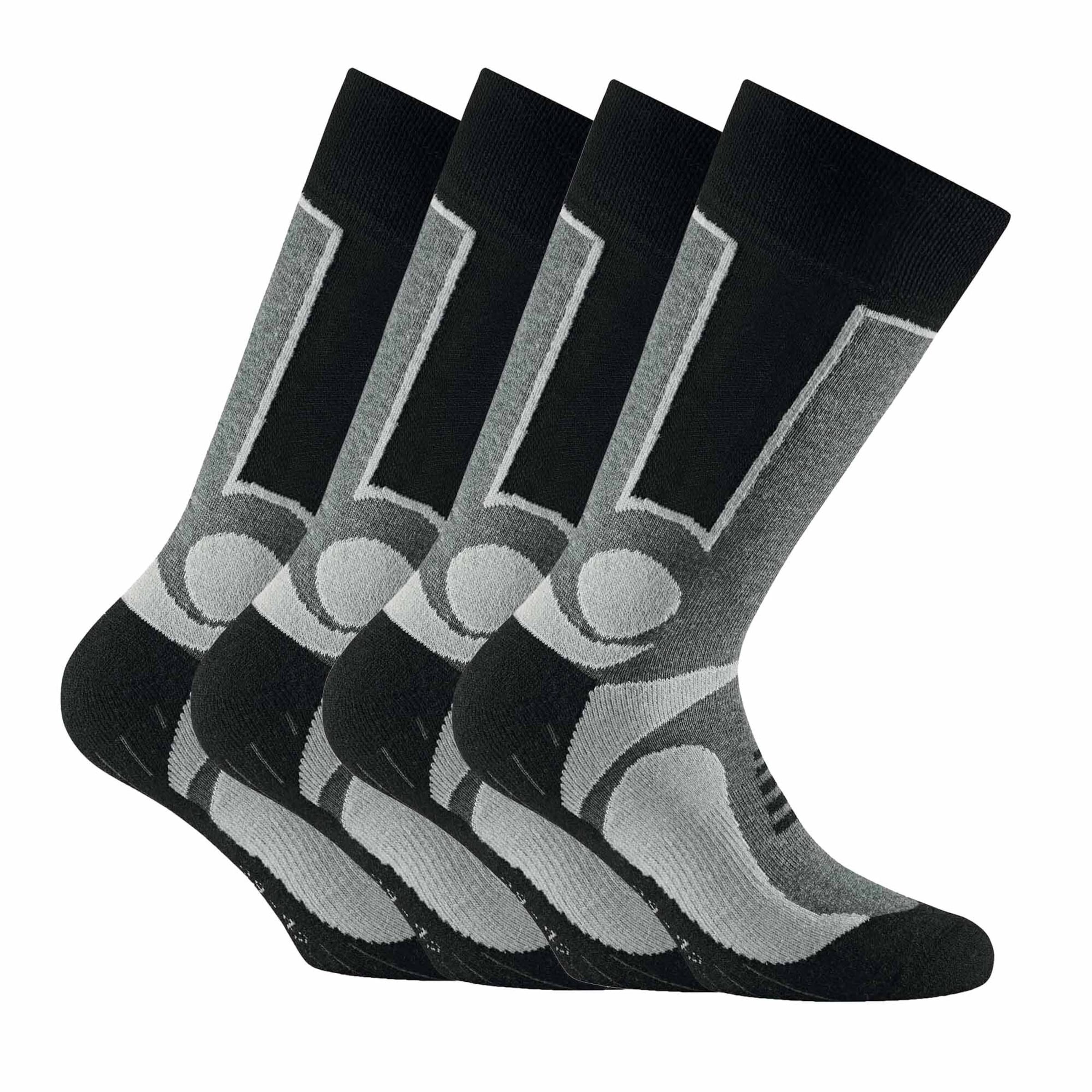 Rohner Basic Socken in Grau: Vorderseite