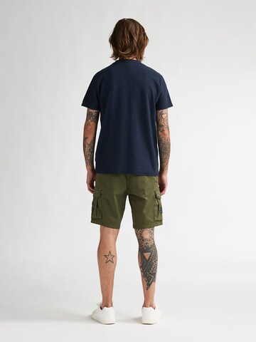 T-Shirt 'Bronce' Petrol Industries en bleu