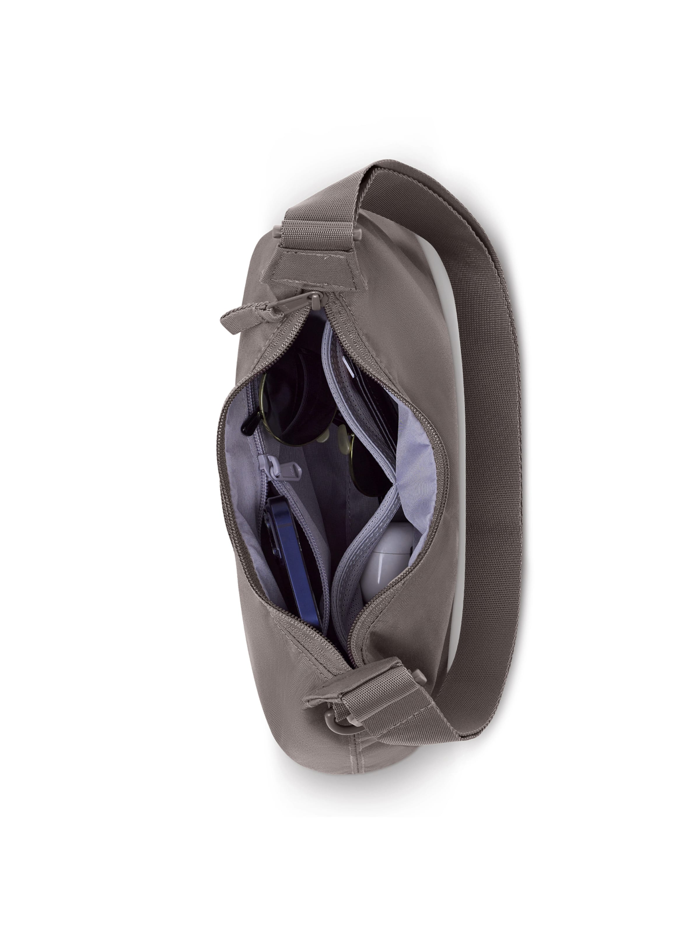 LARKSON - Mala de ombro 'Ebba Small' em castanho: topo