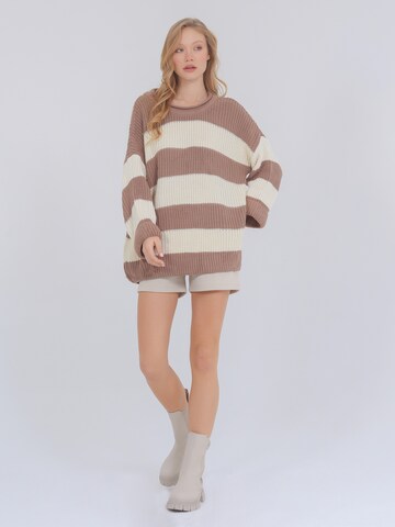 FRESHLIONS Sweater ' Diana ' in Beige