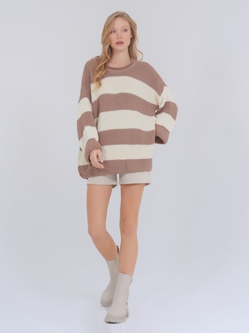 FRESHLIONS Pullover ' Diana ' i beige