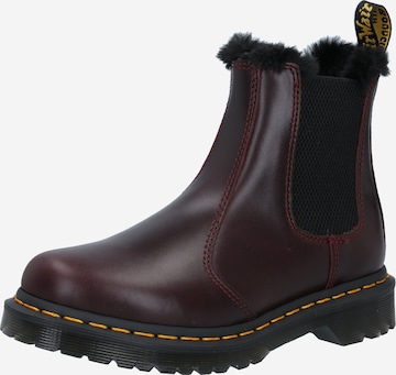 Ghete chelsea 'Leonore' de la Dr. Martens pe roșu: față