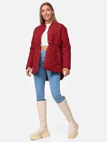 Threadbare Between-Season Jacket 'Juliet' in Red