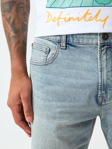 Next Слим фит Дънки в синьо