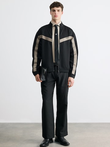 HUGO Ζακέτα φούτερ 'Darti' σε μαύρο