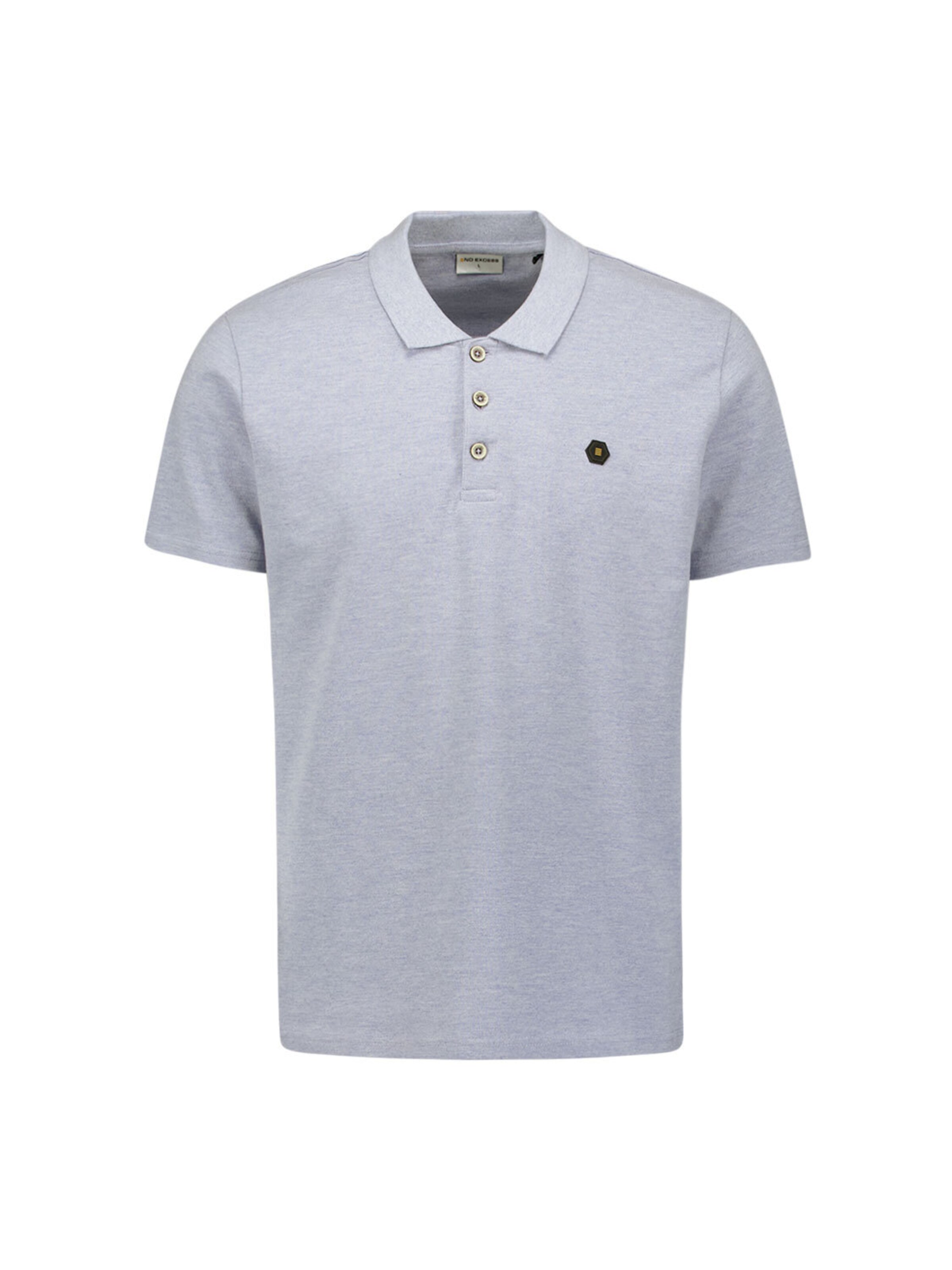 No Excess Poloshirt in Blau: Vorderseite