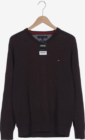 TOMMY HILFIGER Pullover L in Braun: predná strana