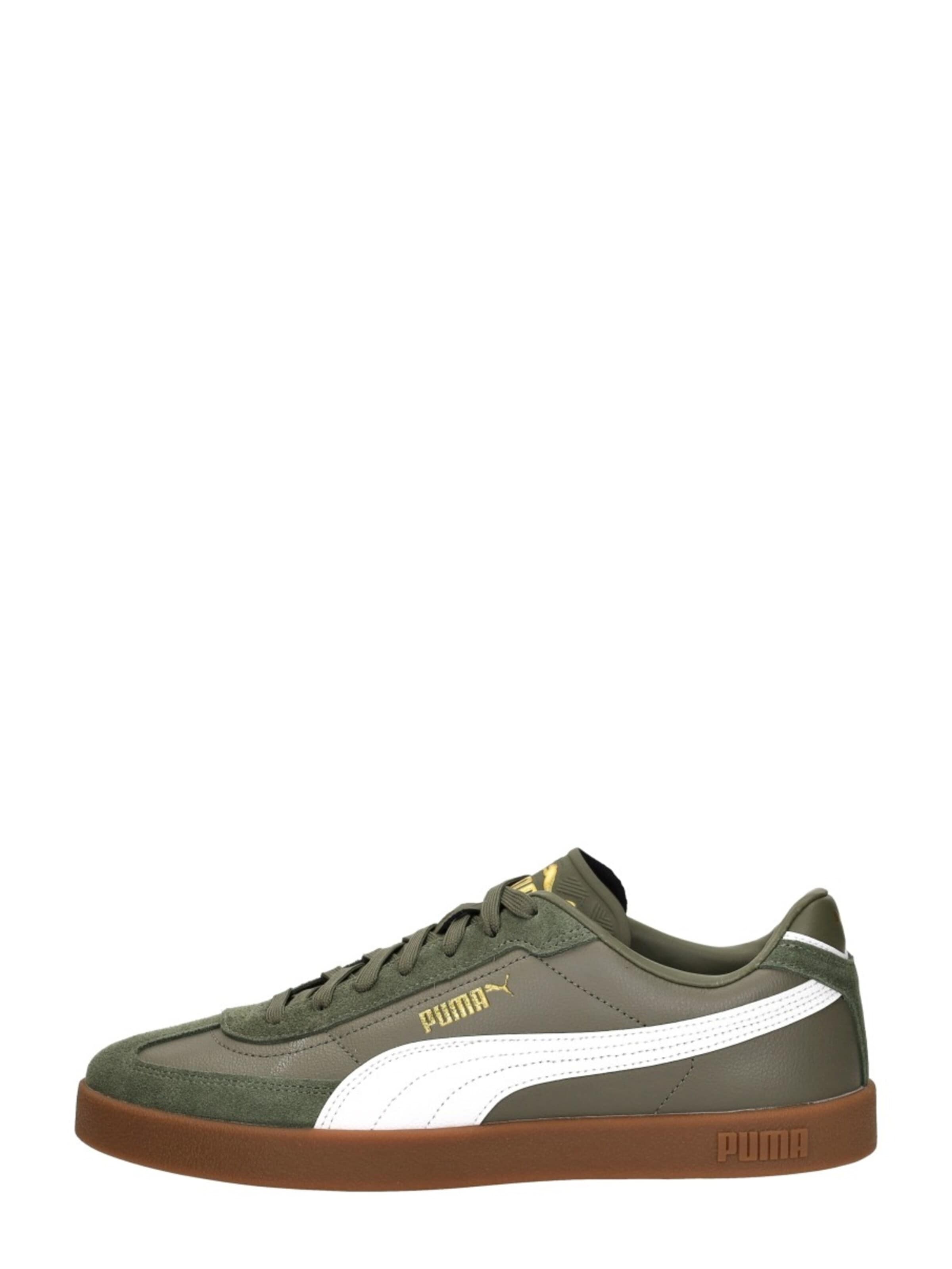 PUMA Sportieve veterschoen 'Puma Club II' in Groen: voorkant
