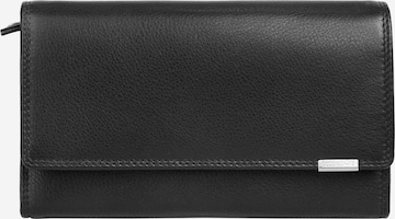 BODENSCHATZ Portemonnaie in Schwarz: Vorderseite