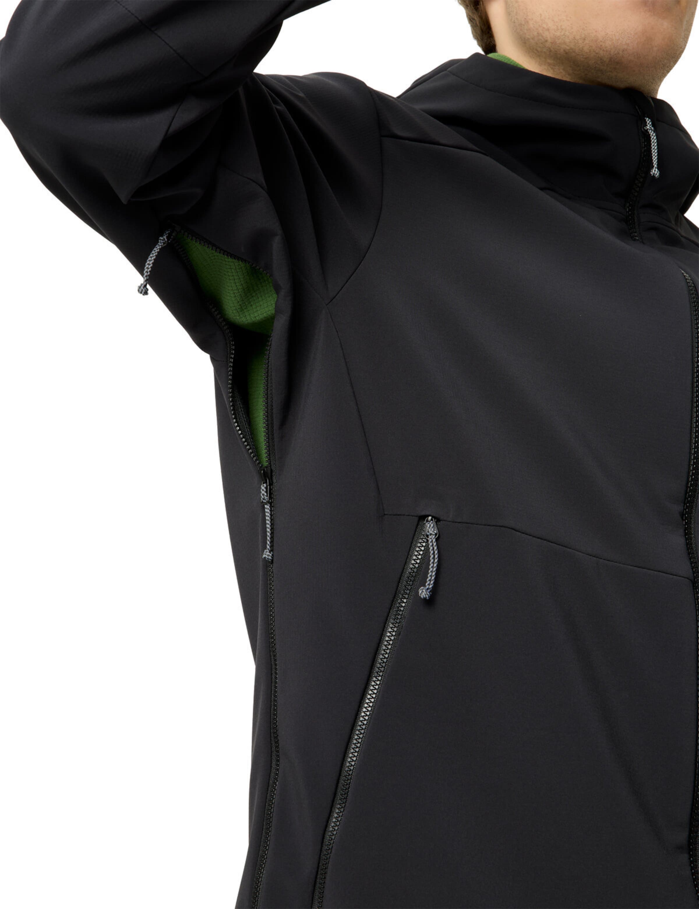 VAUDE Outdoorjas 'Roccia III' in Zwart