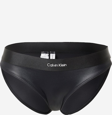 Calvin Klein Swimwear Bikinibroek in Zwart: voorkant