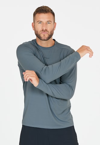 ENDURANCE Performance Shirt 'Loker' in Grey: front